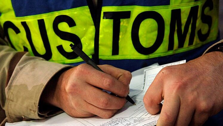 Customs documentation being reviewed